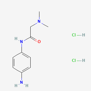 N-(4-aminophenyl)-2-(dimethylamino)acetamide dihydrochloride