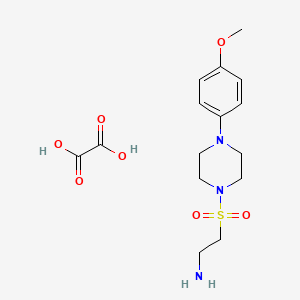 2-((4-(4-Methoxyphenyl)piperazin-1-yl)sulfonyl)ethanamine oxalate