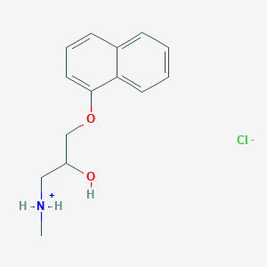 (2-Hydroxy-3-naphthalen-1-yloxypropyl)-methylazanium;chloride