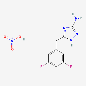 5-(3,5-difluorobenzyl)-1H-1,2,4-triazol-3-amine nitrate