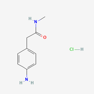 2-(4-aminophenyl)-N-methylacetamide hydrochloride