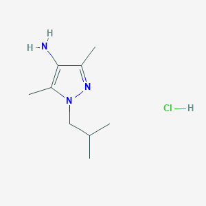 1-isobutyl-3,5-dimethyl-1H-pyrazol-4-amine hydrochloride