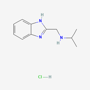 N-((1H-benzo[d]imidazol-2-yl)methyl)propan-2-amine hydrochloride