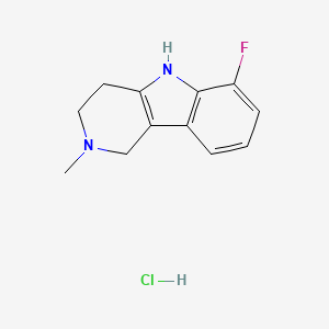 6-fluoro-2-methyl-2,3,4,5-tetrahydro-1H-pyrido[4,3-b]indole hydrochloride