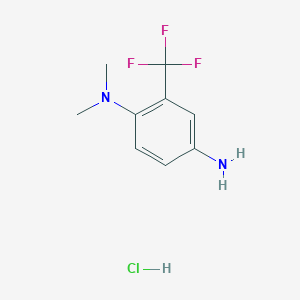 N1,N1-dimethyl-2-(trifluoromethyl)benzene-1,4-diamine hydrochloride