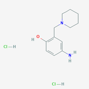 4-Amino-2-(piperidin-1-ylmethyl)phenol dihydrochloride