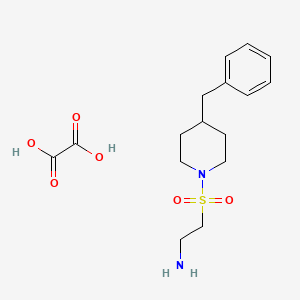 2-((4-Benzylpiperidin-1-yl)sulfonyl)ethanamine oxalate