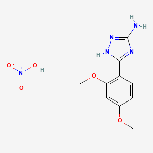 5-(2,4-dimethoxyphenyl)-1H-1,2,4-triazol-3-amine nitrate