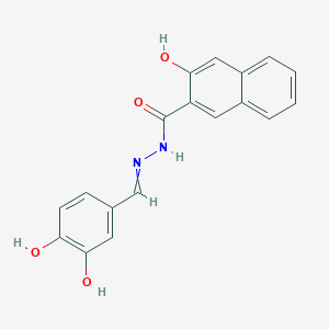3-Hydroxynaphthalene-2-carboxylic acid (3,4-dihydroxybenzylidene)hydrazide