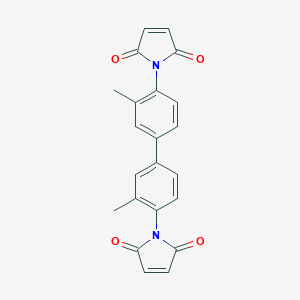 molecular formula C22H16N2O4 B078554 1-[4-[4-(2,5-Dioxopyrrol-1-yl)-3-methylphenyl]-2-methylphenyl]pyrrole-2,5-dione CAS No. 13360-85-5