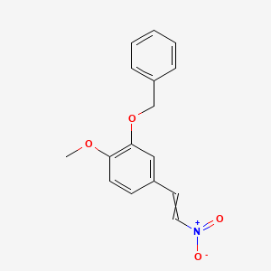 1-methoxy-4-[(E)-2-nitroethenyl]-2-phenylmethoxybenzene