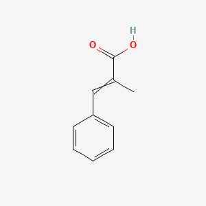 2-Propenoic acid, 2-methyl-3-phenyl-