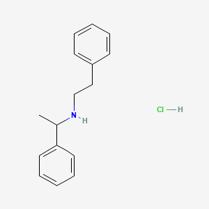 molecular formula C16H20ClN B7855457 (1-Phenylethyl)(2-phenylethyl)amine hydrochloride 