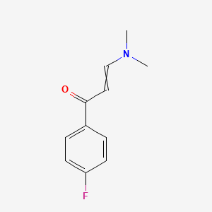 molecular formula C11H12FNO B7855468 3-(Dimethylamino)-1-(4-fluorophenyl)prop-2-en-1-one 