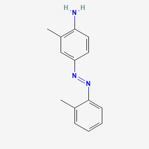 molecular formula C14H15N3 B7855489 o-Aminoazotoluene CAS No. 61550-68-3