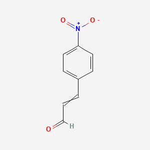 molecular formula C9H7NO3 B7855491 2-Propenal, 3-(4-nitrophenyl)- 