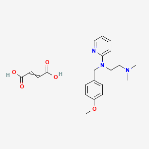 but-2-enedioic acid;N'-[(4-methoxyphenyl)methyl]-N,N-dimethyl-N'-pyridin-2-ylethane-1,2-diamine