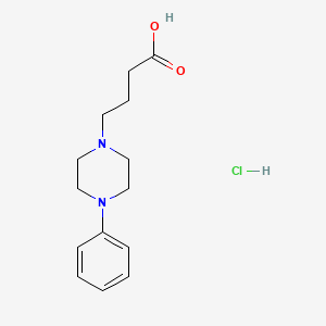 4-(4-Phenylpiperazin-1-yl)butanoic acid hydrochloride