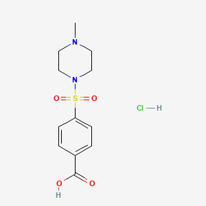 4-((4-Methylpiperazin-1-yl)sulfonyl)benzoic acid hydrochloride