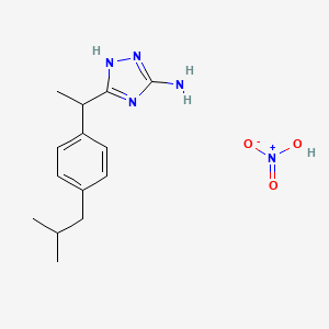 5-(1-(4-isobutylphenyl)ethyl)-1H-1,2,4-triazol-3-amine nitrate