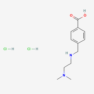 4-(((2-(Dimethylamino)ethyl)amino)methyl)benzoic acid dihydrochloride