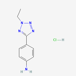 4-(2-ethyl-2H-tetrazol-5-yl)aniline hydrochloride