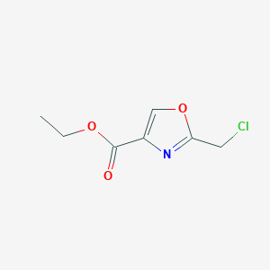 molecular formula C7H8ClNO3 B7855980 Ethyl 2-(chloromethyl)-1,3-oxazole-4-carboxylate 