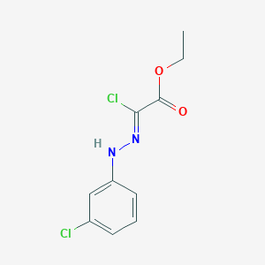 molecular formula C10H10Cl2N2O2 B7856015 ethyl (2E)-chloro[(3-chlorophenyl)hydrazono]acetate 