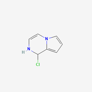 molecular formula C7H7ClN2 B7856194 1-Chloro-1H-pyrrolo[1,2-a]pyrazine 