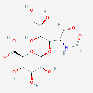 molecular formula C14H23NO12 B078563 N-Acetylhyalobiuronic acid CAS No. 13551-21-8