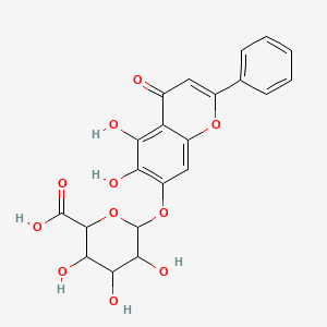 molecular formula C21H18O11 B7856400 Baicalin 