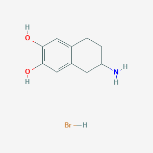 molecular formula C10H14BrNO2 B078565 6,7-ADTN hydrobromide CAS No. 13575-86-5