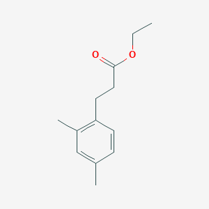 molecular formula C13H18O2 B7856503 Ethyl 3-(2,4-dimethylphenyl)propanoate 