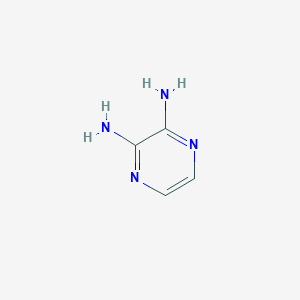 molecular formula C4H6N4 B078566 2,3-二氨基吡嗪 CAS No. 13134-31-1