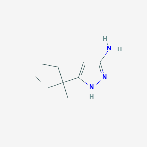 3-(3-methylpentan-3-yl)-1H-pyrazol-5-amine