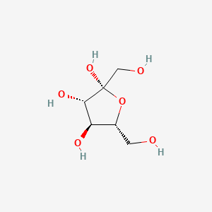 molecular formula C6H12O6 B7856728 beta-D-fructofuranose CAS No. 470-23-5