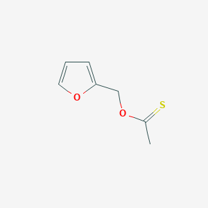 molecular formula C7H8O2S B7856762 O-(furan-2-ylmethyl) ethanethioate 