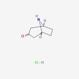 molecular formula C7H12ClNO B7857102 Nortropinone Hydrochloride 
