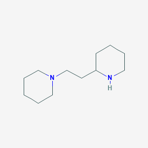 molecular formula C12H24N2 B078572 1-(2-Piperidin-2-ylethyl)piperidine CAS No. 14759-07-0