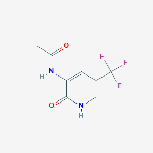 molecular formula C8H7F3N2O2 B7857274 N-(2-Oxo-5-(trifluoromethyl)-1,2-dihydropyridin-3-yl)acetamide 