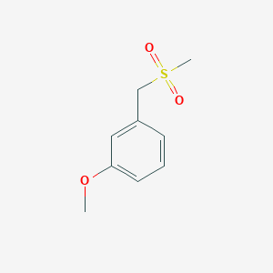 molecular formula C9H12O3S B7857378 1-methoxy-3-(methylsulfonylmethyl)benzene 