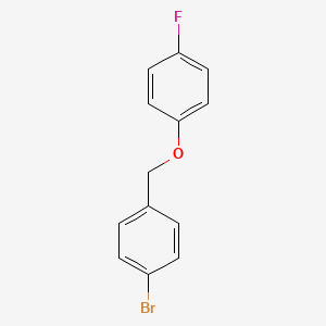 molecular formula C13H10BrFO B7857752 4-Bromobenzyl-(4-fluorophenyl)ether 