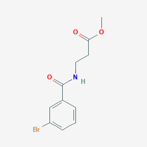 Methyl 3-[(3-bromophenyl)formamido]propanoate