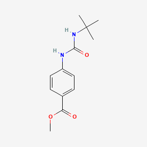 molecular formula C13H18N2O3 B7857815 Methyl 4-(3-(tert-butyl)ureido)benzoate 