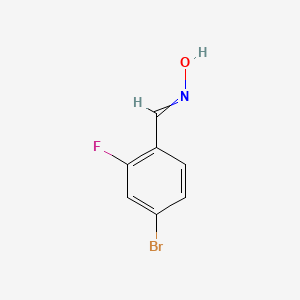 molecular formula C7H5BrFNO B7857824 4-Bromo-2-fluorobenzaldehyde oxime 