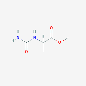 molecular formula C5H10N2O3 B7857865 Methyl 2-(carbamoylamino)propanoate 