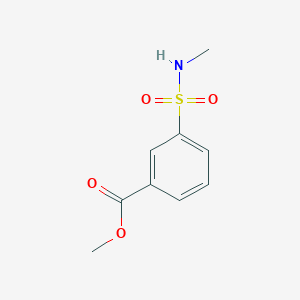 molecular formula C9H11NO4S B7857896 methyl 3-(methylsulfamoyl)benzoate 