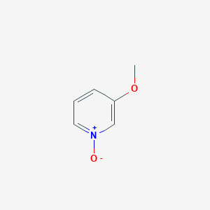 molecular formula C6H7NO2 B078579 3-Methoxypyridine 1-oxide CAS No. 14906-61-7