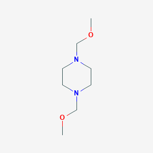 molecular formula C8H18N2O2 B078580 1,4-Bis(methoxymethyl)piperazine CAS No. 14970-89-9
