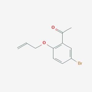 1-[5-Bromo-2-(prop-2-en-1-yloxy)phenyl]ethan-1-one